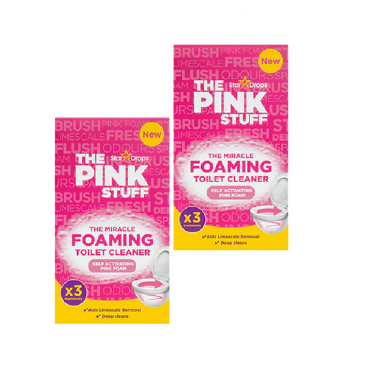 NIEUW The Pink Stuff | The miracle foaming toilet powder | Toiletreiniger poeder | 6 x 100 gram