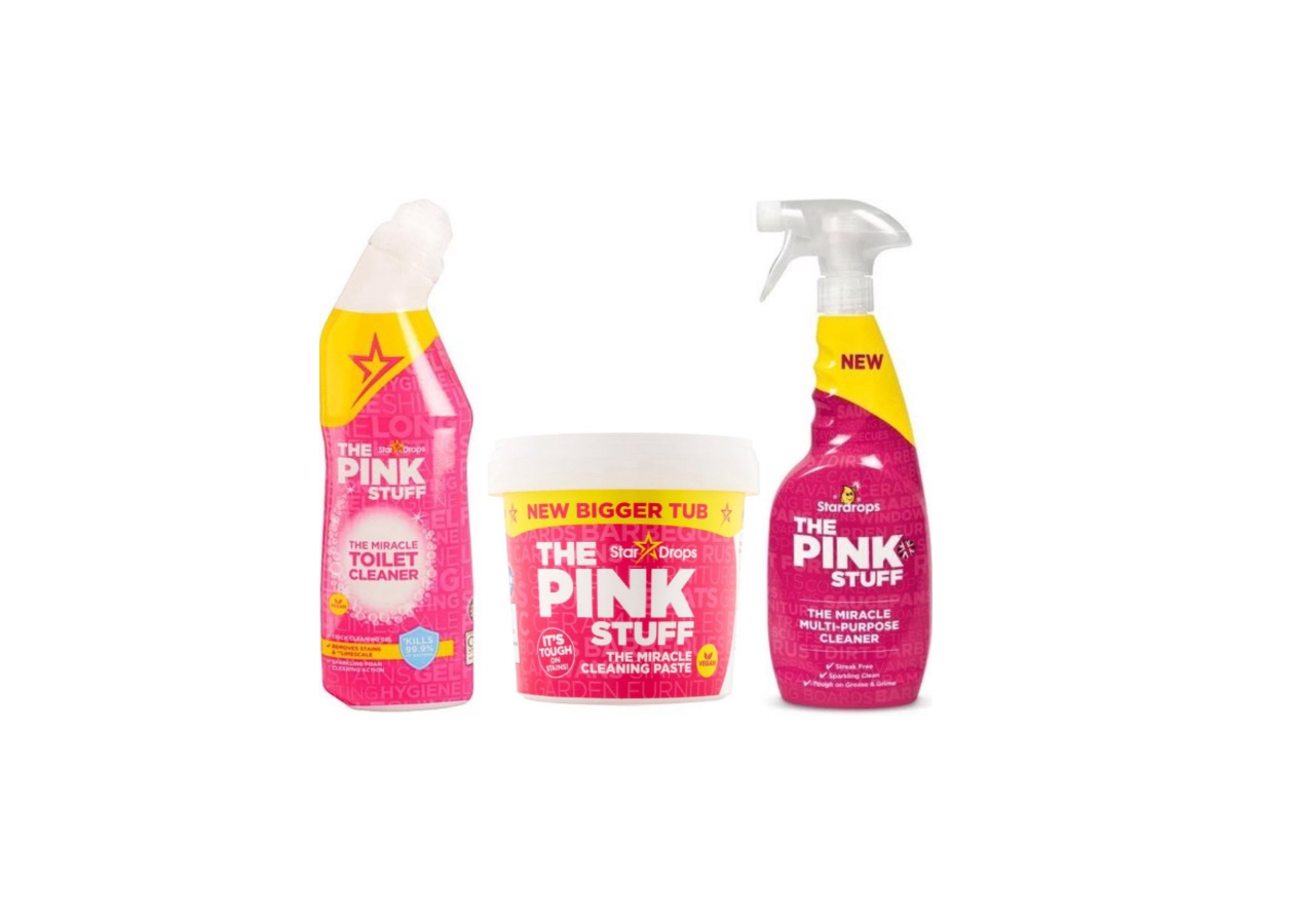 Stardrops - The Pink Stuff - The Miracle Cleaning Paste, Multi-Purpose  Spray, And Bathroom Foam 3-Pack Bundle (1 Cleaning Paste, 1 Multi-Purpose