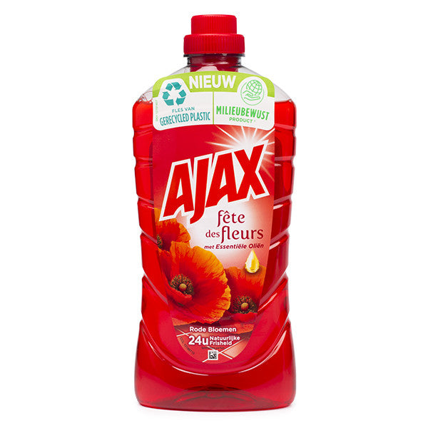 Ajax nettoyant tout usage fleur rouge - 1 litre