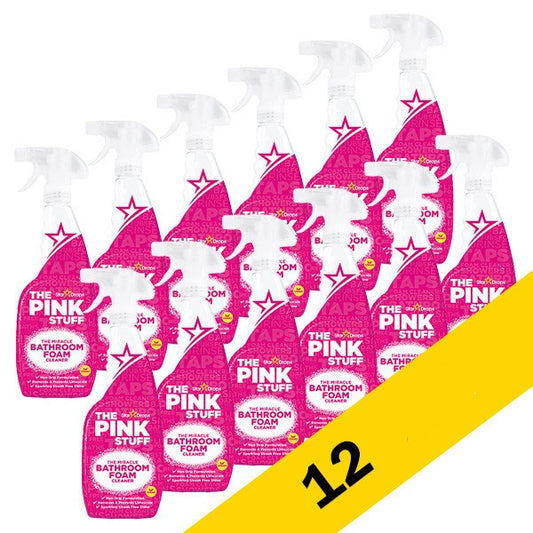 The Pink Stuff Badezimmerschaum 750 ml – 12er-Pack