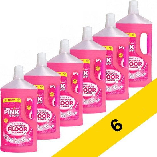 The Pink Stuff Bodenreiniger 1 Liter – 6er-Pack