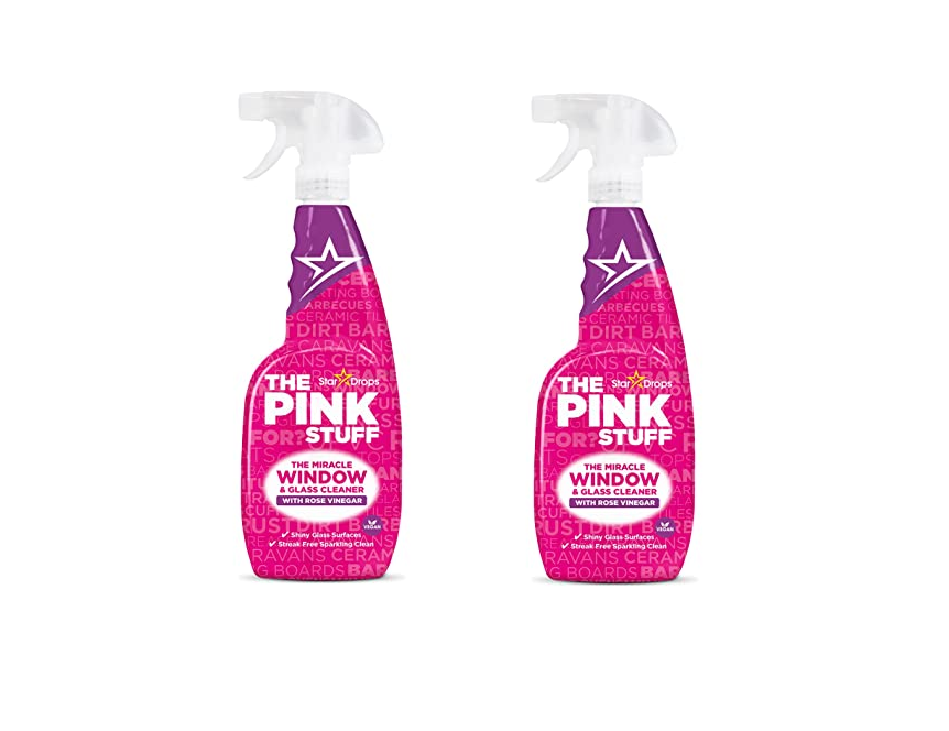 The Pink Stuff - Window & Glass Cleaner - Glassex - set of 2 bottles