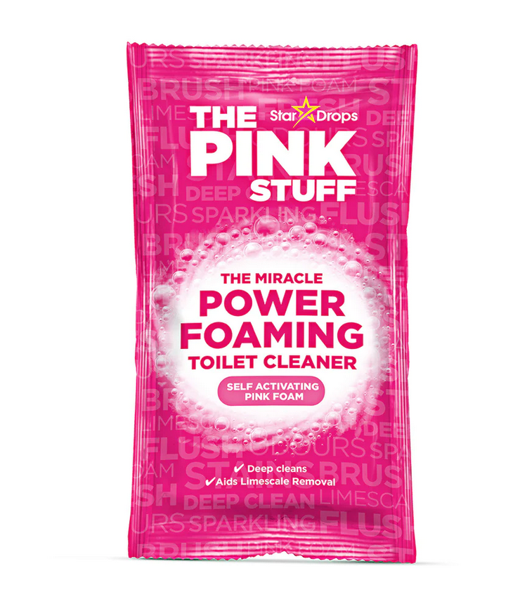 NEW The Pink Stuff | The miracle foaming toilet powder | Toilet cleaner powder | 1 x 100 grams
