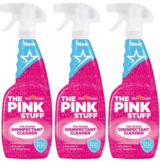 The Pink Stuff Disinfectant Spray - 850ml - 3 pack