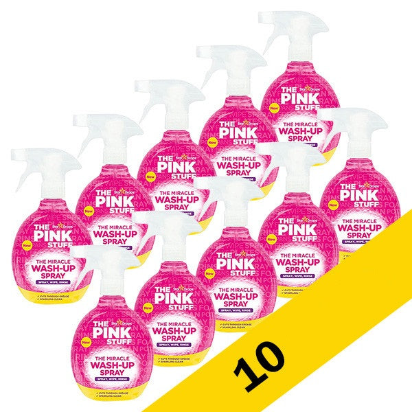 The Pink Stuff Wash Up Spray 500 ml - paquet de 10