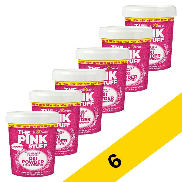 The Pink Stuff Fleckenentferner-Farbe, 1 kg – 6er-Pack