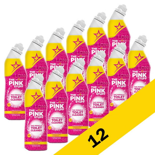 The Pink Stuff Toilettengel 750 ml – 12er-Pack