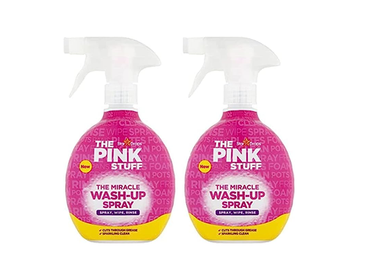 The Pink Stuff Wash Up Spray 500ml 2 pack