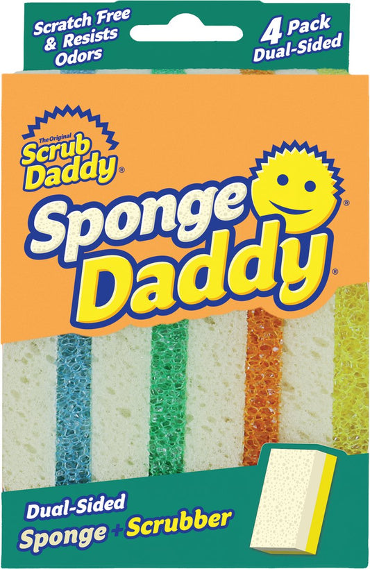 Scrub Daddy Scouring Sponge - Sponge Daddy - 4 colors.