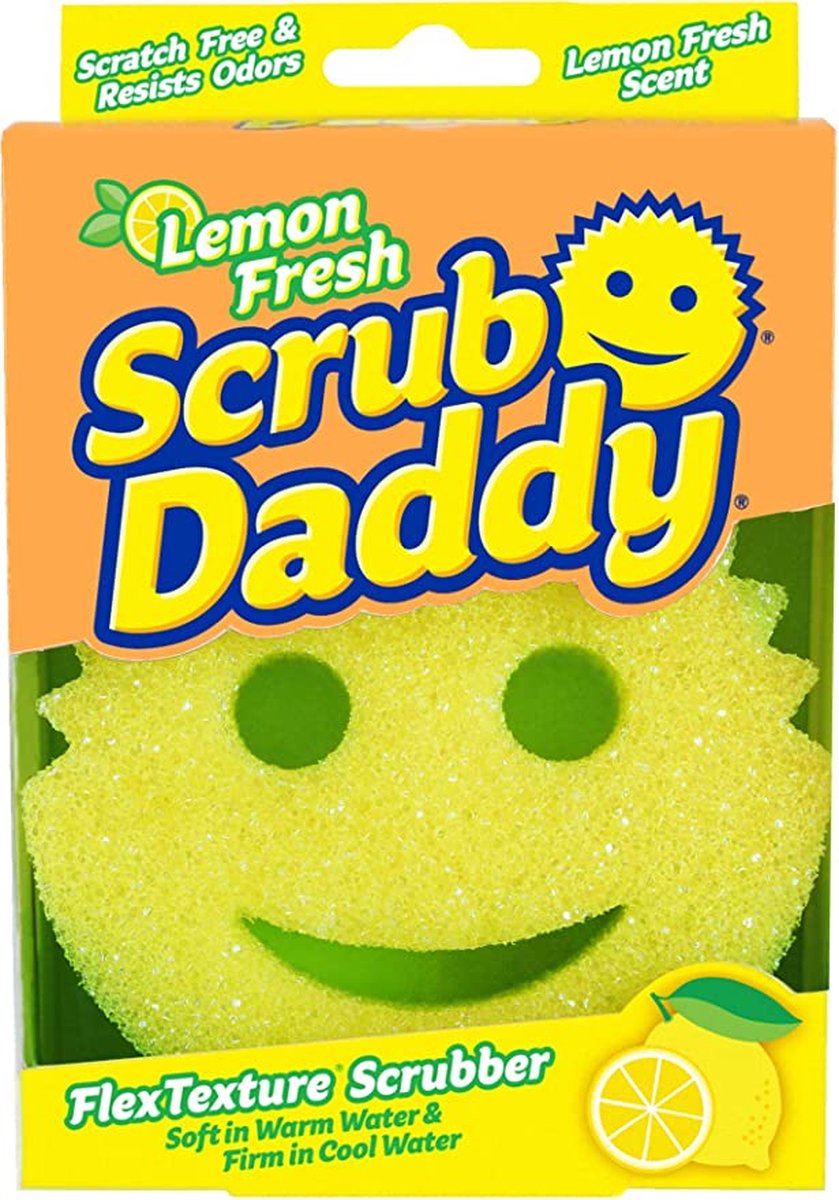 Scrub Daddy Lemon Fresh - Frisse Citroen Geur